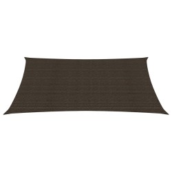 vidaXL Sonnensegel 160 g/m² Braun 2,5x3,5 m HDPE