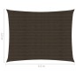 vidaXL Sonnensegel 160 g/m² Braun 2,5x3,5 m HDPE vidaXL Sonnensegel 160 g/m² Braun 2,5x3,5 m HDPE
