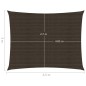 vidaXL Sonnensegel 160 g/m² Braun 3x4,5 m HDPE vidaXL Sonnensegel 160 g/m² Braun 3x4,5 m HDPE