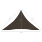 vidaXL Sonnensegel 160 g/m² Braun 2,5x2,5x3,5 m HDPE vidaXL Sonnensegel 160 g/m² Braun 2,5x2,5x3,5 m HDPE