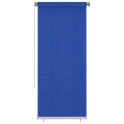 vidaXL Außenrollo 100x230 cm Blau HDPE