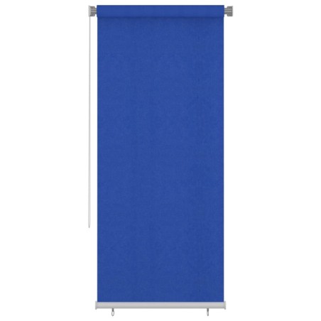 vidaXL Außenrollo 100x230 cm Blau HDPE