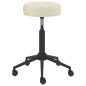vidaXL Essstühle 2 Stk. Drehbar Creme Samt vidaXL Essstühle 2 Stk. Drehbar Creme Samt