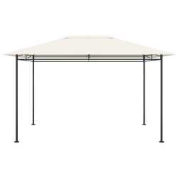 vidaXL Pavillon 384x281x270 cm Creme 180 g/m²