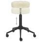 vidaXL Essstühle 2 Stk. Drehbar Creme Samt vidaXL Essstühle 2 Stk. Drehbar Creme Samt