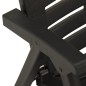 vidaXL 3-tlg. Bistro-Set Klappbar Kunststoff Grau vidaXL 3-tlg. Bistro-Set Klappbar Kunststoff Grau