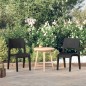 vidaXL Gartenstühle 2 Stk. Polypropylen Anthrazit vidaXL Gartenstühle 2 Stk. Polypropylen Anthrazit