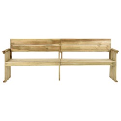 vidaXL Gartenbank 233 cm Kiefernholz Imprägniert