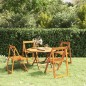 vidaXL Klappbare Gartenstühle 4 Stk. Massivholz Akazie vidaXL Klappbare Gartenstühle 4 Stk. Massivholz Akazie