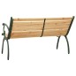 vidaXL Gartenbank 116 cm Gusseisen und Massivholz Tanne vidaXL Gartenbank 116 cm Gusseisen und Massivholz Tanne
