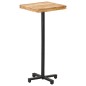 vidaXL Bartisch Quadratisch 50x50x110 cm Raues Mangoholz vidaXL Bartisch Quadratisch 50x50x110 cm Raues Mangoholz