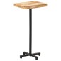 vidaXL Bartisch Quadratisch 50x50x110 cm Raues Mangoholz vidaXL Bartisch Quadratisch 50x50x110 cm Raues Mangoholz