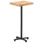 vidaXL Bartisch Quadratisch 50x50x110 cm Raues Mangoholz vidaXL Bartisch Quadratisch 50x50x110 cm Raues Mangoholz