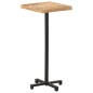 vidaXL Bartisch Quadratisch 50x50x110 cm Raues Mangoholz vidaXL Bartisch Quadratisch 50x50x110 cm Raues Mangoholz