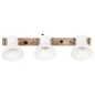 vidaXL Wandlampe Industriestil Weiß 65x25 cm E27 vidaXL Wandlampe Industriestil Weiß 65x25 cm E27