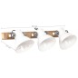 vidaXL Wandlampe Industriestil Weiß 65x25 cm E27 vidaXL Wandlampe Industriestil Weiß 65x25 cm E27