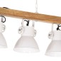 vidaXL Deckenlampe Industriestil Weiß E27 Mangoholz vidaXL Deckenlampe Industriestil Weiß E27 Mangoholz