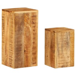 vidaXL Pflanzenständer 2 Stk. Massivholz Mango
