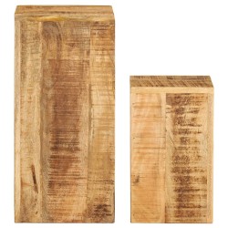 vidaXL Pflanzenständer 2 Stk. Massivholz Mango