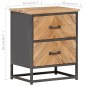vidaXL Nachttisch 40x30x50 cm Akazie Massivholz vidaXL Nachttisch 40x30x50 cm Akazie Massivholz