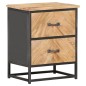 vidaXL Nachttisch 40x30x50 cm Akazie Massivholz vidaXL Nachttisch 40x30x50 cm Akazie Massivholz