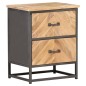 vidaXL Nachttisch 40x30x50 cm Akazie Massivholz vidaXL Nachttisch 40x30x50 cm Akazie Massivholz