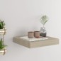 vidaXL Schwebendes Wandregal Eichefarben 23x23,5x3,8 cm MDF vidaXL Schwebendes Wandregal Eichefarben 23x23,5x3,8 cm MDF