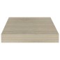 vidaXL Schwebendes Wandregal Eichefarben 23x23,5x3,8 cm MDF vidaXL Schwebendes Wandregal Eichefarben 23x23,5x3,8 cm MDF