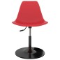 vidaXL Drehbare Esszimmerstühle 2 Stk. Rot PP vidaXL Drehbare Esszimmerstühle 2 Stk. Rot PP