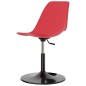vidaXL Drehbare Esszimmerstühle 2 Stk. Rot PP vidaXL Drehbare Esszimmerstühle 2 Stk. Rot PP