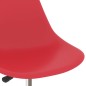 vidaXL Drehbare Esszimmerstühle 2 Stk. Rot PP vidaXL Drehbare Esszimmerstühle 2 Stk. Rot PP