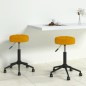 Essstühle 2 Stk. Drehbar Senfgelb Samt Essstühle 2 Stk. Drehbar Senfgelb Samt