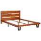 vidaXL Massivholzbett mit Baumkante Akazie 120 cm vidaXL Massivholzbett mit Baumkante Akazie 120 cm