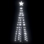 vidaXL Weihnachtsbaum Kegelform Kaltweiß 70 LEDs Dekoration 50x120 cm vidaXL Weihnachtsbaum Kegelform Kaltweiß 70 LEDs Dekoration 50x120 cm