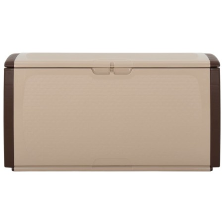 vidaXL Aufbewahrungsbox Beige und Braun 122x56x63 cm
