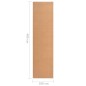 vidaXL Teppichläufer BCF Beige 100x400 cm vidaXL Teppichläufer BCF Beige 100x400 cm