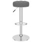 Barhocker 2 Stk. Dunkelgrau Stoff Barhocker 2 Stk. Dunkelgrau Stoff