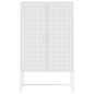 vidaXL Highboard Weiß 80x35x135 cm Stahl vidaXL Highboard Weiß 80x35x135 cm Stahl