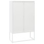 vidaXL Highboard Weiß 80x35x135 cm Stahl vidaXL Highboard Weiß 80x35x135 cm Stahl