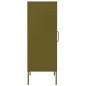 vidaXL Lagerschrank Olivgrün 42,5x35x101,5 cm Stahl vidaXL Lagerschrank Olivgrün 42,5x35x101,5 cm Stahl