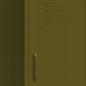 vidaXL Lagerschrank Olivgrün 42,5x35x101,5 cm Stahl vidaXL Lagerschrank Olivgrün 42,5x35x101,5 cm Stahl