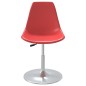 vidaXL Esszimmerstühle 4 Stk. Drehbar Rot PP vidaXL Esszimmerstühle 4 Stk. Drehbar Rot PP