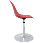 vidaXL Esszimmerstühle 4 Stk. Drehbar Rot PP vidaXL Esszimmerstühle 4 Stk. Drehbar Rot PP