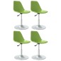 vidaXL Esszimmerstühle 4 Stk. Drehbar Grün PP vidaXL Esszimmerstühle 4 Stk. Drehbar Grün PP