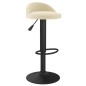 Barhocker 2 Stk. Creme Samt Barhocker 2 Stk. Creme Samt