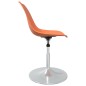 vidaXL Esszimmerstühle 2 Stk. Drehbar Orange PP vidaXL Esszimmerstühle 2 Stk. Drehbar Orange PP