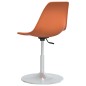 vidaXL Esszimmerstühle 2 Stk. Drehbar Orange PP vidaXL Esszimmerstühle 2 Stk. Drehbar Orange PP