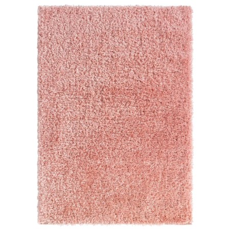 vidaXL Shaggy-Teppich Hochflor Rosa 120x170 cm 50 mm