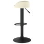 Barhocker 2 Stk. Creme Samt Barhocker 2 Stk. Creme Samt