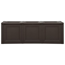 vidaXL Kissenbox Braun 125x40x42 cm 130 L